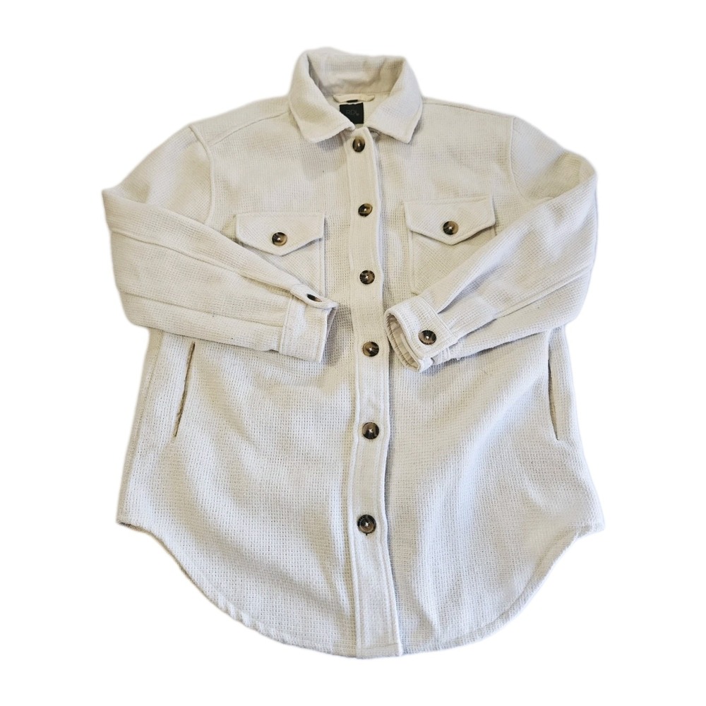 Men's RDI‎ Double Pocket Shacket White/Cream Size Small